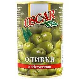 Оливки Oscar с косточкой 300 г (914659)