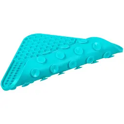 Миска-килимок для собак та котів Waudog Silicone для злизування 190х190х10 мм блакитний - мініатюра 2
