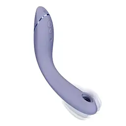 Лубрикант Womanizer OG Lilac + 50 мл - Вакуумний вибратор для точки G, 17,6 см фиолетовый - миниатюра 22