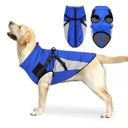 Водонепроникна куртка для собак Wan Talk Designer Winter Blue Dog Jacket, S