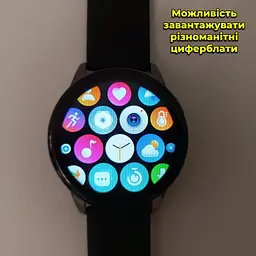 Смарт годинник T2 Pro Active 2 Bluetooth, встановлення свого фону, прийняття/здійснення дзвінків Чорний - мініатюра 4
