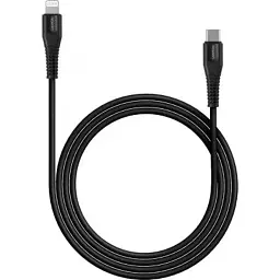 Дата кабель USB-C to Lightning 1.2m MFI Black Canyon (CNS-MFIC4B) - мініатюра 2