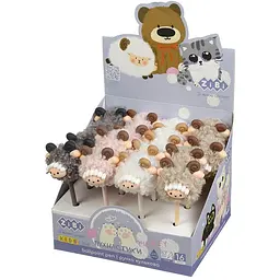 Ручка кулькова ZiBi Fluffy Lamb 0.7 мм синя (ZB.2022)