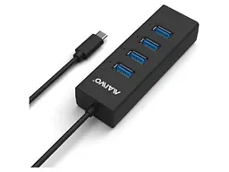 Мультипортовий адаптер Maiwo USB Type-C to 4х USB3.0 (KH304C) - мініатюра 2