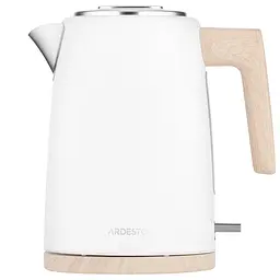 Електрочайник Ardesto Wood Modern Strix 1.7 л білий (EKL-F420WWD)