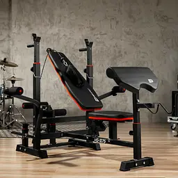 Лавка тренувальна Hop-Sport HS-1075 Pro із партою Скотта - мініатюра 11