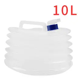 Канистра для воды складная туристическая 10л Белая
