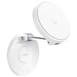 Тримач для телефону MagPro Magnetic Foldable Phone Mount (B10564101) White Baseus teh0029263