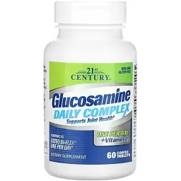 Глюкозамін 21st CenturyGlucosamine Daily Complex + D 60 таблеток