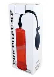 Помпа для пеніса Boss of Toys Powerpump 22х6.9 см червоний - мініатюра 3