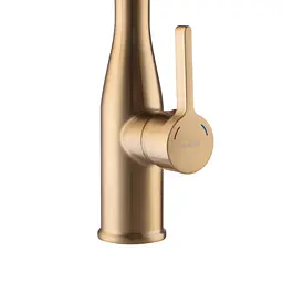 Змішувач для кухні Mixxus Premium Summer 017 Brushed Gold з гнучким виливом MI6964 Золотий - мініатюра 8
