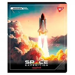 Набір зошитів для записів А5 Yes Space expedition 48 аркушів в лінію 5 шт. (767554) - мініатюра 2