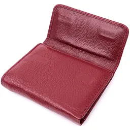 Шкіряний жіночий гаманець із монетницею ST Leather 19480 бордовий - мініатюра 8