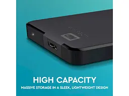 Зовнішній жорсткий диск WD Elements Portable 5 TB (BU6Y0050BBK) - мініатюра 5