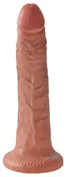 Фалоімітатор King Cock 7", 20.5 см (тілесний) - мініатюра 3
