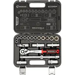 Набір торцевих головок із тріскачкою Intertool ET-8020 20 шт. [98833] - мініатюра 3