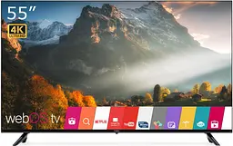 Телевізор Vinga S55UHD25BWEB