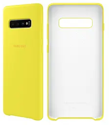 Чохол силіконовий Silicone Cover EF-PG973TYEGRU Samsung Galaxy S10 Plus (6.4") Yellow