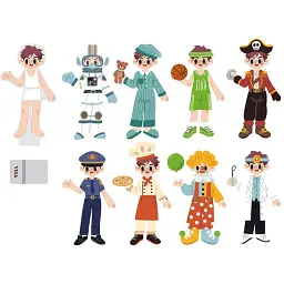 Магнітна гра Viga Toys Вдягни хлопчика (44636) - мініатюра 2