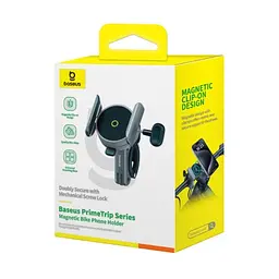 Мото-вело тримач Baseus PrimeTrip Series Magnetic Bike Phone Holder чорний C40569000121-00 - мініатюра 5