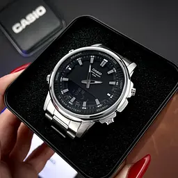 Чоловічий годинник Casio AMW-880D-1A Сріблястий ( AT1141-0221 ) - мініатюра 3