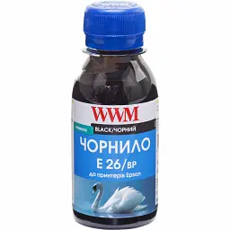 Чорнило WWM Epson XP-600/XP-605/XP-700 100г Black pigm. (E26/BP-2)