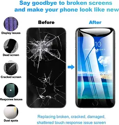 EFAITHFIX Дисплей для iPhone 6S Заміна РК-екрана Чорний 4,7-дюймовий дисплей у зборі Рамки 3D Сенсорний екран Дигітайзер - мініатюра 3