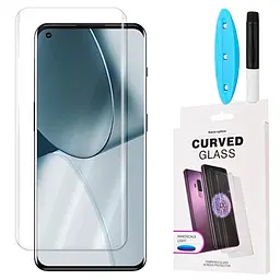 Захисне скло DK для Oppo Reno9 Pro+ UV Curved 015456 clear 2 шт. - мініатюра 3