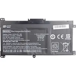 Акумулятор для ноутбуків HP Pavilion X360 14-BA (BK03XL, HSTNN-LB7S) 11.55V 3400 mAh