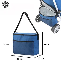 Сумка-візок ShoppingCruiser 3 Wheels Blue (650062) - мініатюра 5