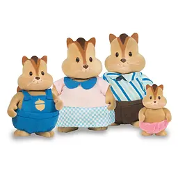 Набір фігурок Li'l Woodzeez Сім'я Бурундуков 4од книжка EN det0018397 - мініатюра 2