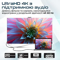 Кабель Promate HDMI-HDMI V 2.0 50 м (prolink4k1-500.black) - мініатюра 3