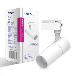 Світлодіодний трековий світильник Feron AL140 30Вт 4000K білий