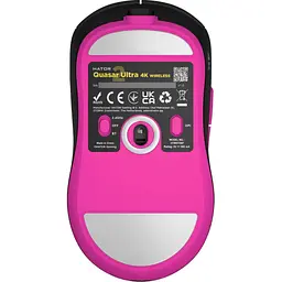 Бездротова миша HATOR Quasar 2 ULTRA 4K Wireless Black Pink (HTM570BP) - мініатюра 3