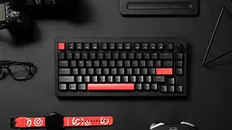 Клавіатура Lemokey X4 84Key Keychron Brown USB-A QMK/VIA Hot-Swap EN/UKR RGB Black (X4-H3-UA) - мініатюра 5