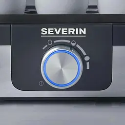 Яйцеварка Beurer Severin на 3 яйця 270Вт механічне керування сіро-чорна - мініатюра 4