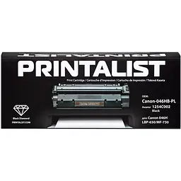 Картридж тон. PRINTALIST для Canon 046H, LBP-650/MF-730 аналог 1254C002 Black ( 6300 ст.) (Canon-046HB-PL)