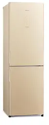 Холодильник Hitachi R-BG410PUC6XGBE 190х65х60см 2 двері Х-215 л М-115 л A++ NF Інвертор Бежевий скло (R-BG410PUC6XGBE)