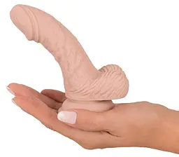 Фалоімітатор You2Toys Silicone Dildo Size S 14.5 см тілесний - мініатюра 7