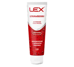Лубрикант Lex Strawberry з ароматом полуниці 100 мл