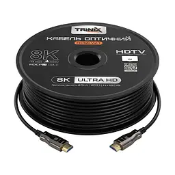Кабель HDMI V2.1 оптичний 30м Trinix (AOC-HDMI8k-30m) (74-00157) - мініатюра 4