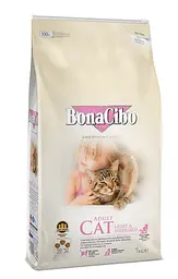 Сухий корм для стерилізованих котів BonaCibo Adult Cat Light&Sterilized 5 кг з м'ясом курки, анчоусами та рисом