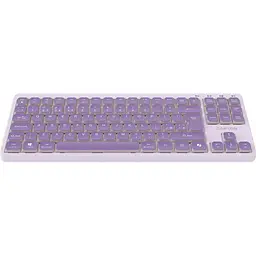 Клавіатура Canyon Keyboard OnType 10 Low Profile EN Wired Violet (CNS-HKB10V) - мініатюра 4