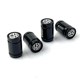 Захисні ковпачки на ніпеля Volkswagen Чорні 4 шт - мініатюра 3