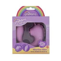 Вібратор-єдиноріжка Unihorn - C Horse - Marina Lilac, вагінально-кліторальна стимуляція, 2 мотори по 10 режимів - мініатюра 9