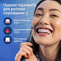 Електрична зубна щітка Oral-B iO 3 чорна - мініатюра 5