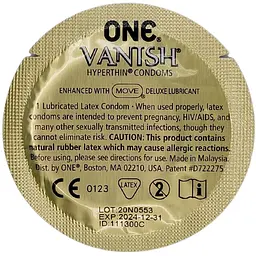 Презервативи One 4 шт. + Лубрикант One Oasis 4.5 мл (ROZ6400229461) - мініатюра 4