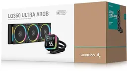СВО Deepcool LQ360 ULTRA ARGB Black (R-LQ360-BKASMC-G-1) - мініатюра 6
