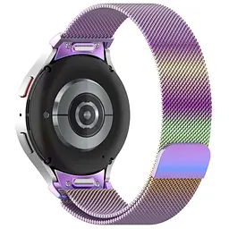 Ремінець для Samsung Galaxy Watch 4 44mm - Colorful ширина кріплення 20мм металевий Watchbands Milanese Button (W42-4WB74977997) - мініатюра 2