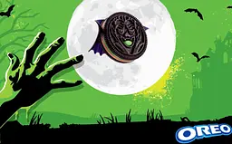 Печиво Oreo Halloween Green and Orange Creme 202г - мініатюра 4